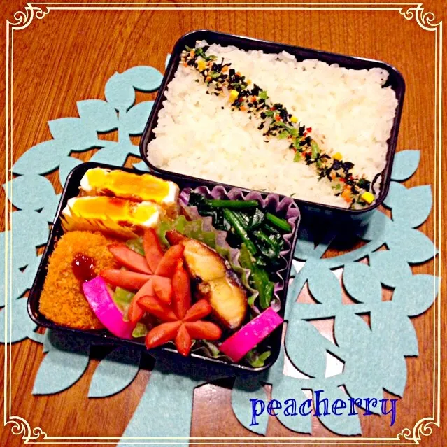 旦那様用☆お弁当^_^夜勤5日目|☆ぴ〜ちゃん☆さん