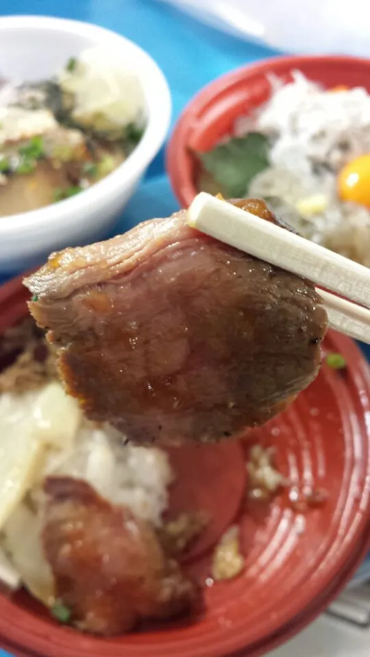 【東京ﾄﾞｰﾑふるさと旨いもの祭】米沢牛丼の肉ウマかった!!|うめロクさん