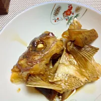 Snapdishの料理写真:鯛の煮付け|としさん