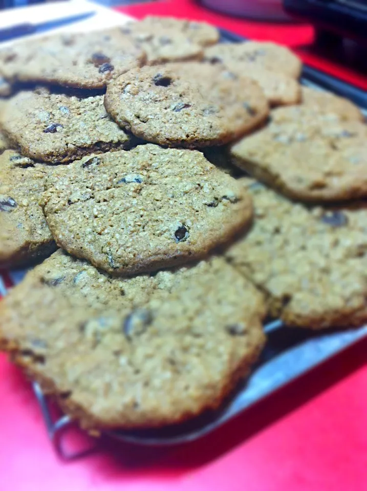 rum raisin oatmeal soft cookies|Usaha Endooさん