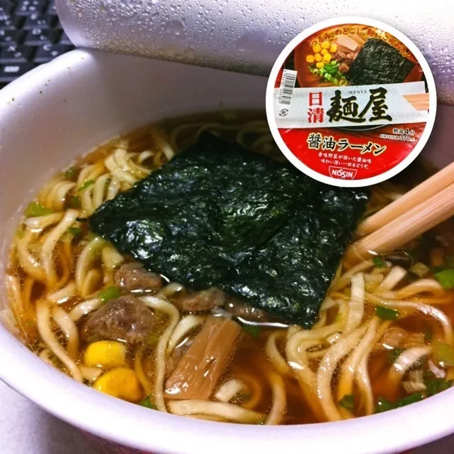 140123-日清 麺屋-醤油ラーメン ¥88 #カップ麺|dune725さん