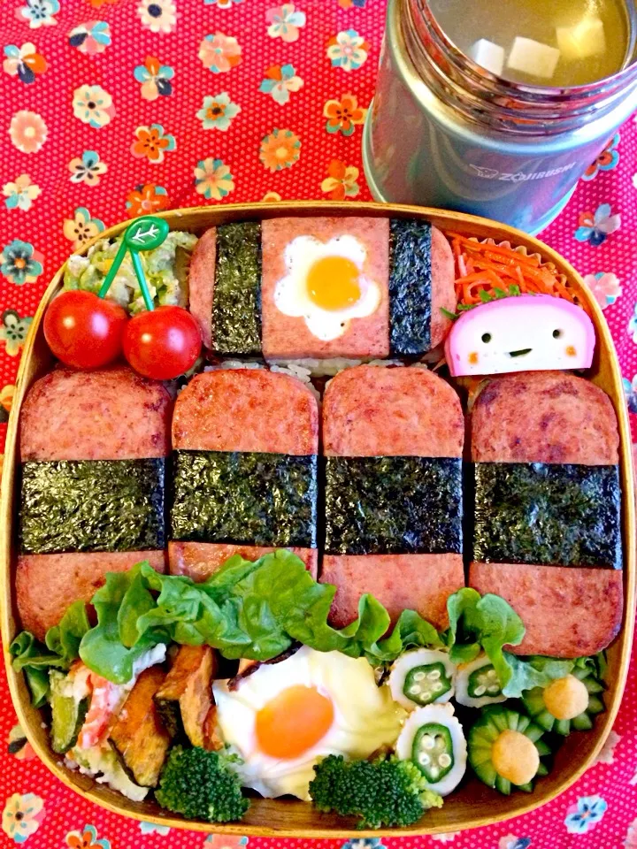 Snapdishの料理写真:今日の息子のお弁当2014/01/24|ミホさん