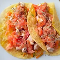 Mexican chicken vegetables tomatoe fajita/taco|David Morganさん