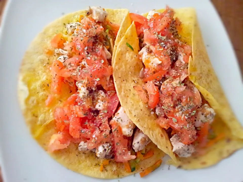 Mexican chicken vegetables tomatoe fajita/taco|David Morganさん