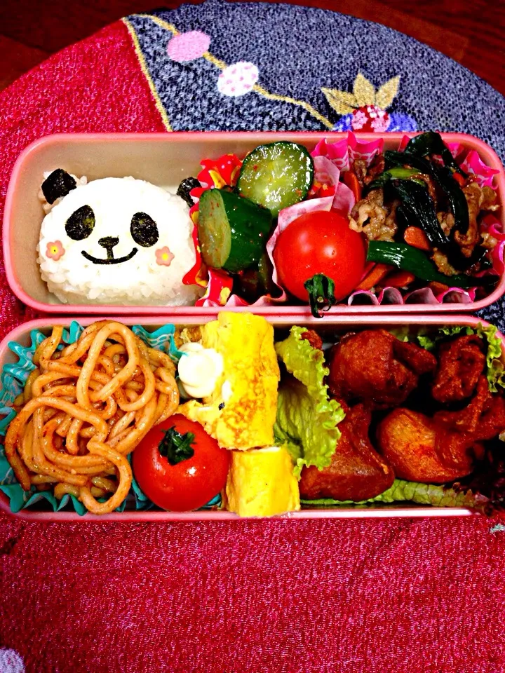 Snapdishの料理写真:娘のお弁当|mikaさん