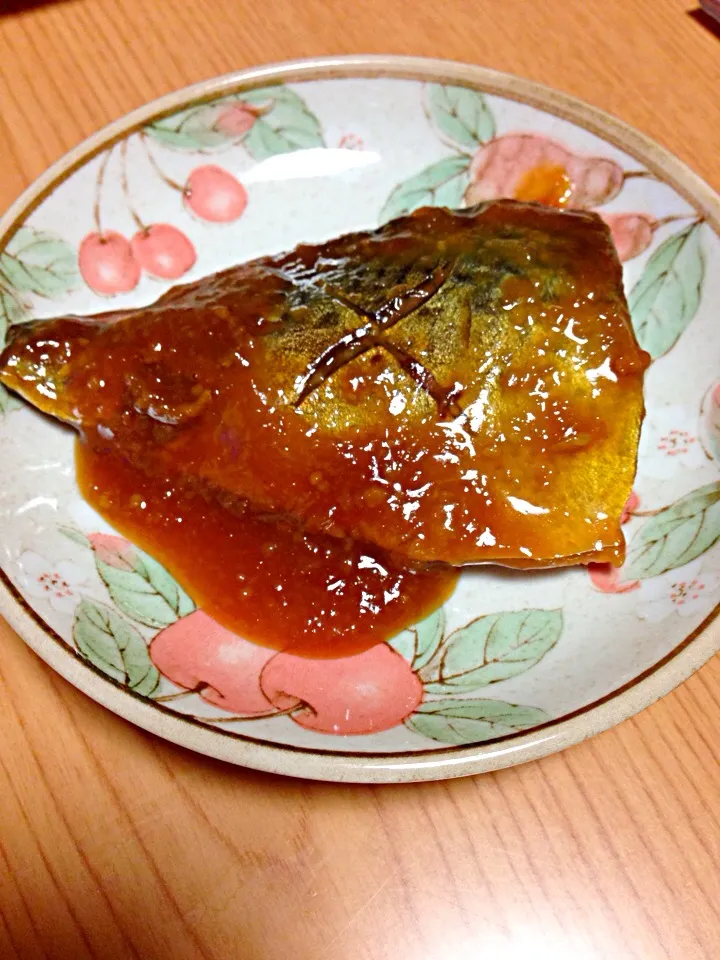 Snapdishの料理写真:簡単な鯖の味噌煮|Sayuri Fukumotoさん