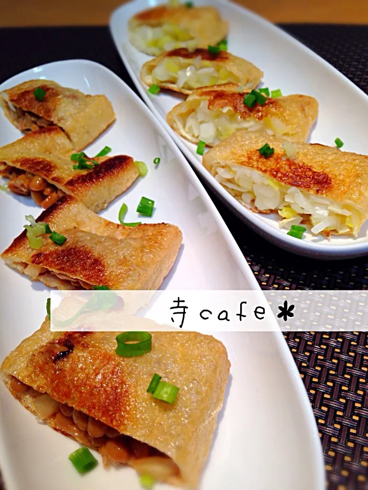 居酒屋の定番つまみ？！あぶらあげの蒸し焼き＊|寺cafe＊さん