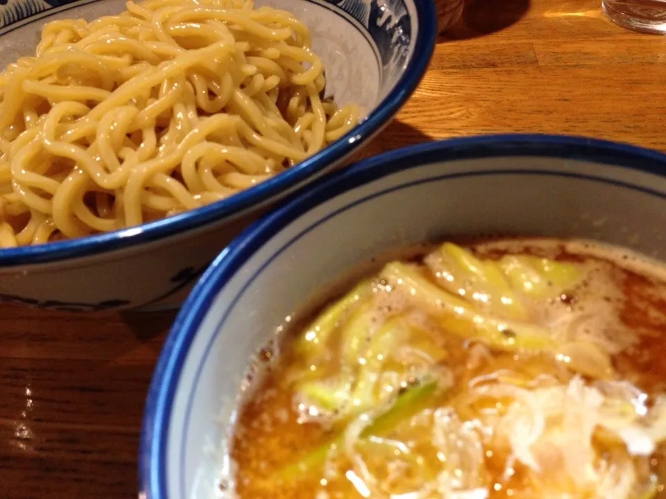 海老味噌つけ麺(大盛)+味玉|sunさん