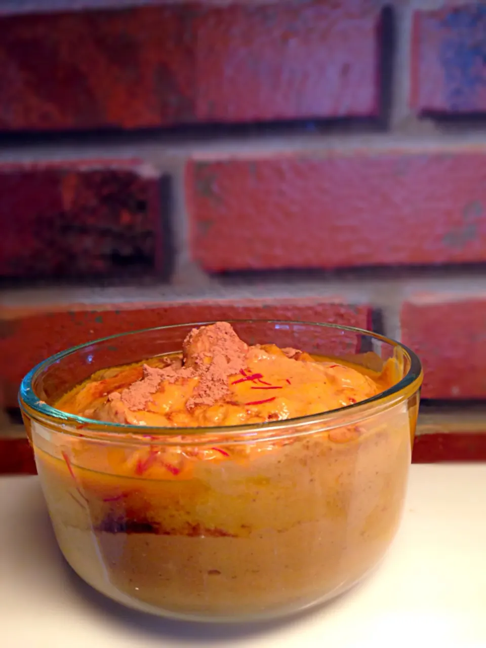 Pumpkin saffron cacao cinnamon dip|ali kamenovaさん