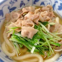 水菜豚肉うどん|Ai  Nishimitsuさん