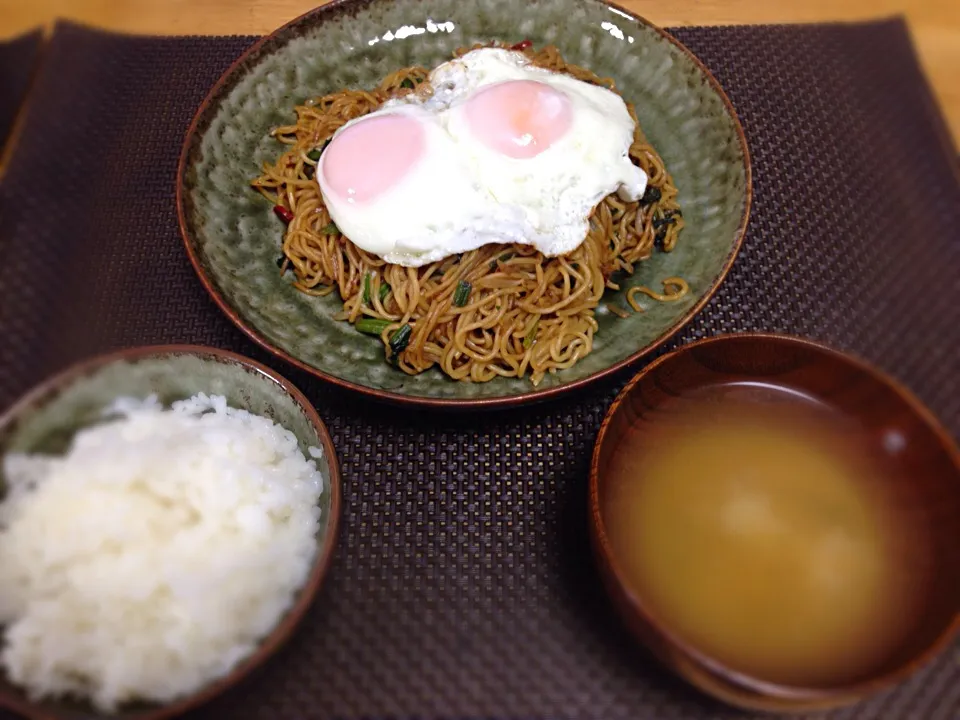 スペシャル焼きそば定食！|中野泰介さん