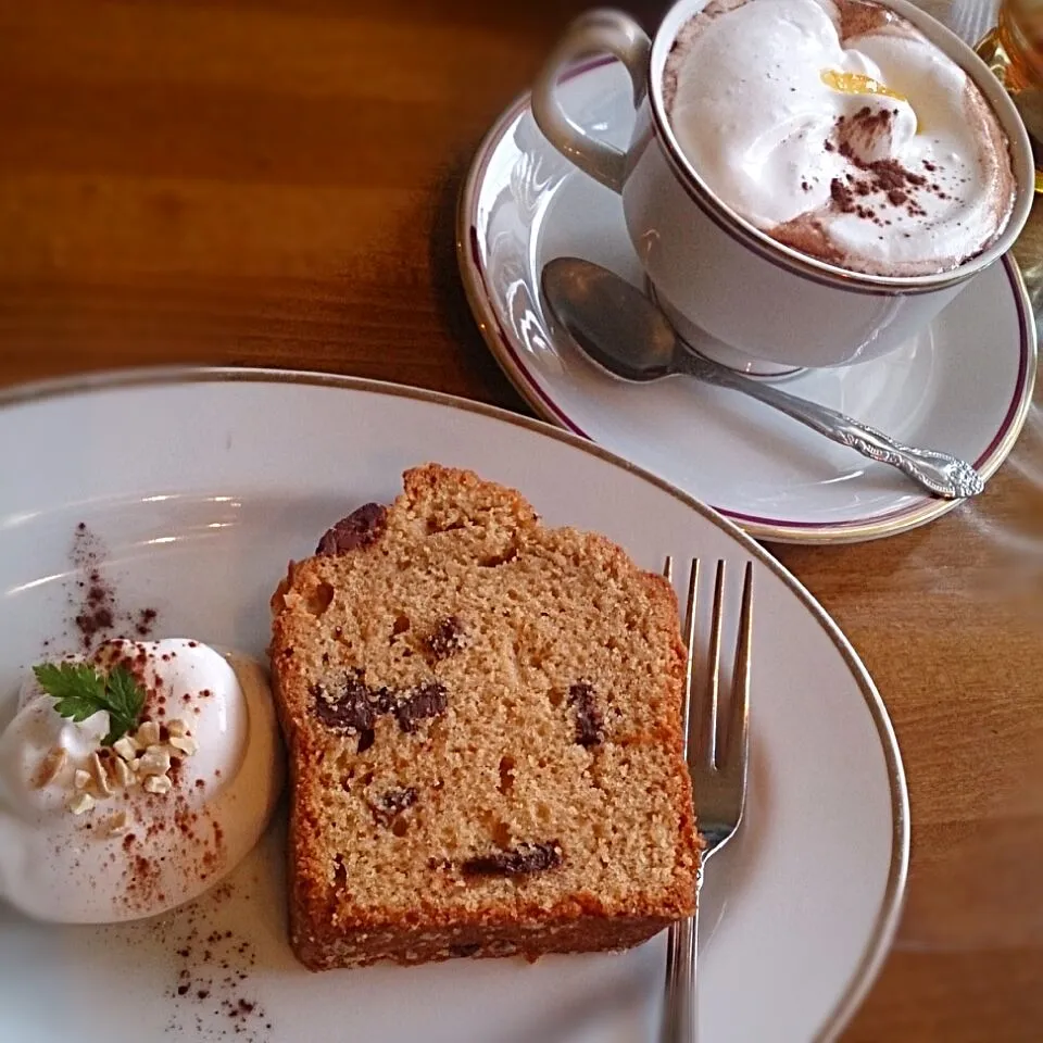 ココア＆コーヒーチョコパウンドケーキ|まござんささん