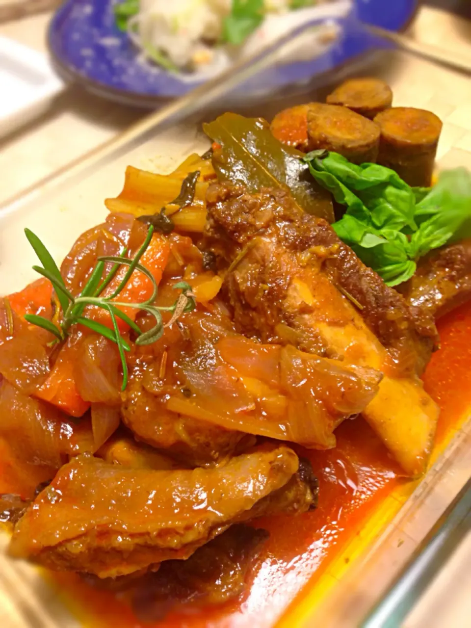 Tomato Sauce Simmered with Back Ribs|よ〜んさん