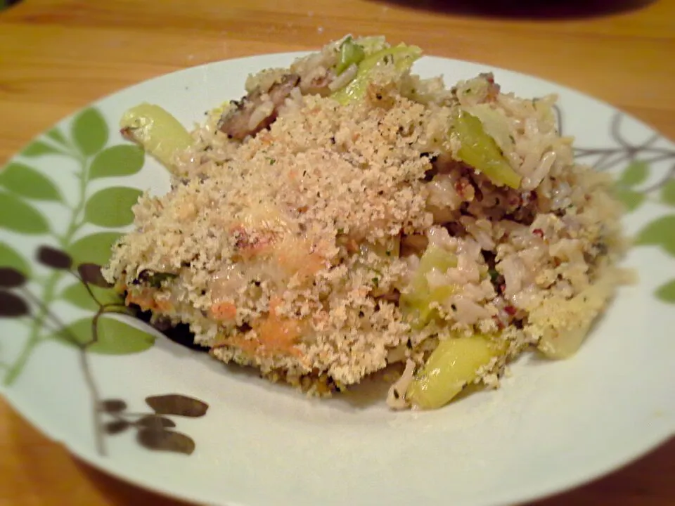 4 rice gratin with caramelized leeks|Fe's kitchenさん