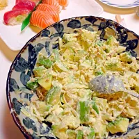 Snapdishの料理写真:AvocadoSalad🍋|T☻M☻さん