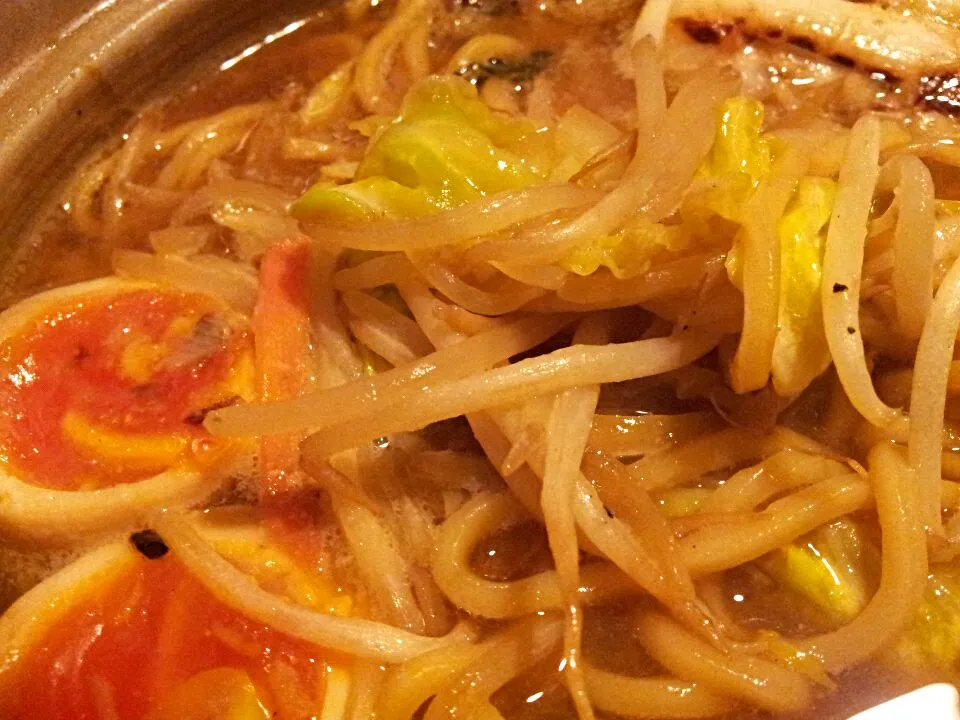 寒くて、鍋、味噌、ラーメン、つまり、鍋焼き味噌ラーメンでございます☆|けんさん