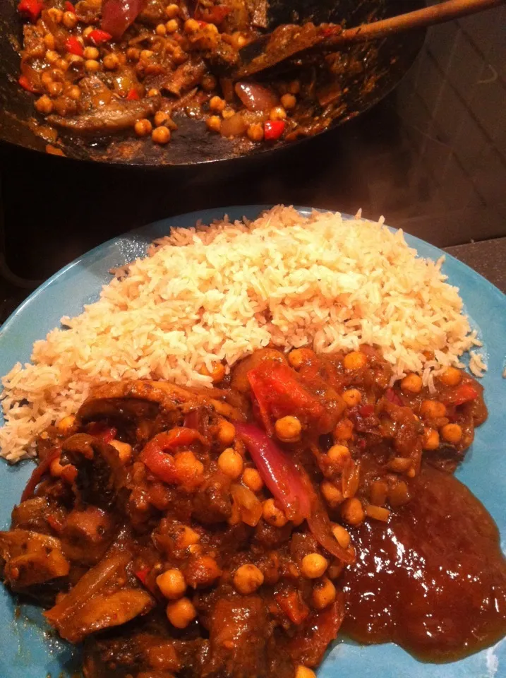 Mushroom & chick pea curry|Nick Hiderさん