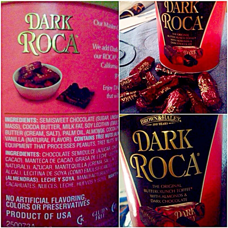 Snapdishの料理写真:Dark roca toffee chocolate|shaine91さん