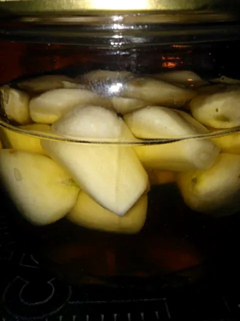 Pickling some garlic!!! Yay|Polly Gelfusoさん