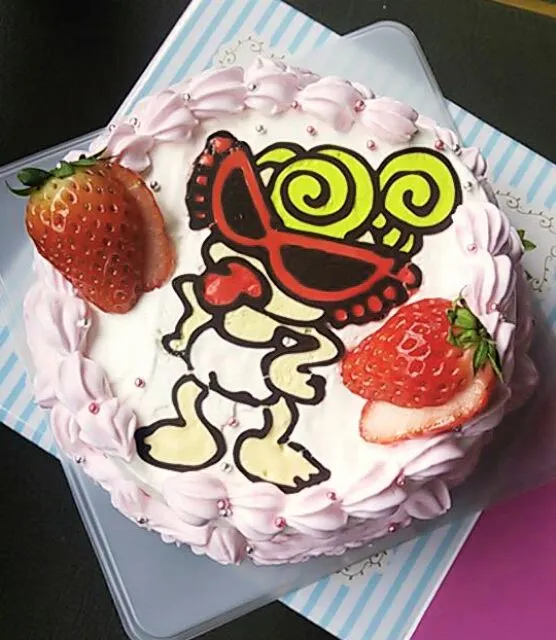 Snapdishの料理写真:Birthdayヒスケーキ|Ｃｈｉａｋｉ♡さん