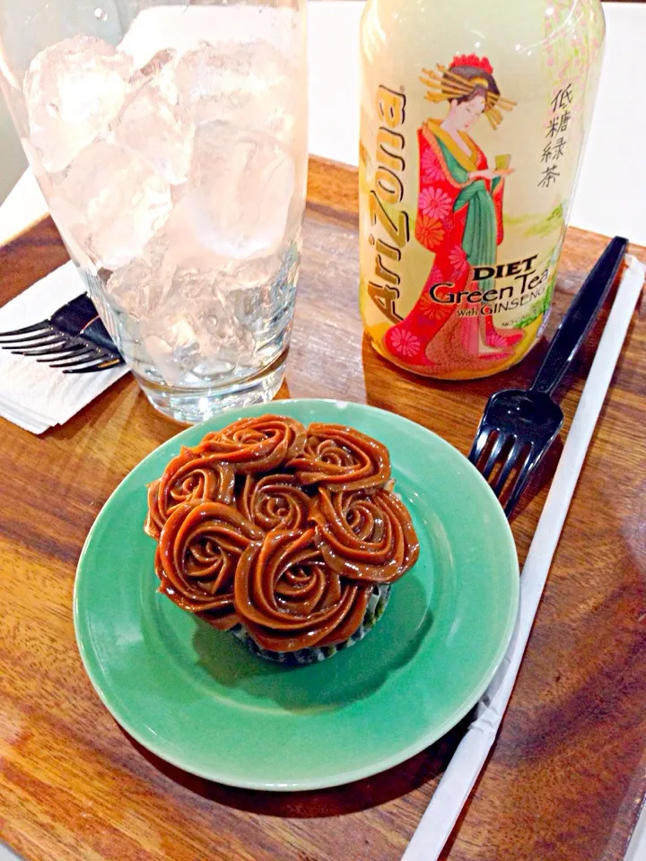 Choco Yema & Arizona Diet Green Tea!|iamfem05さん