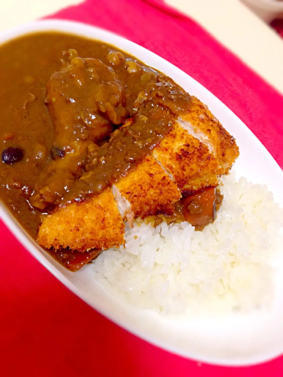 チキンカツカレー手羽元入り|Miraiさん