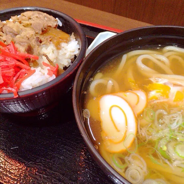 牛丼うどんセット|Masさん