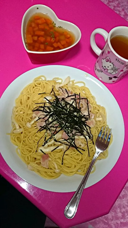 キノコの和風パスタ|あゆさん