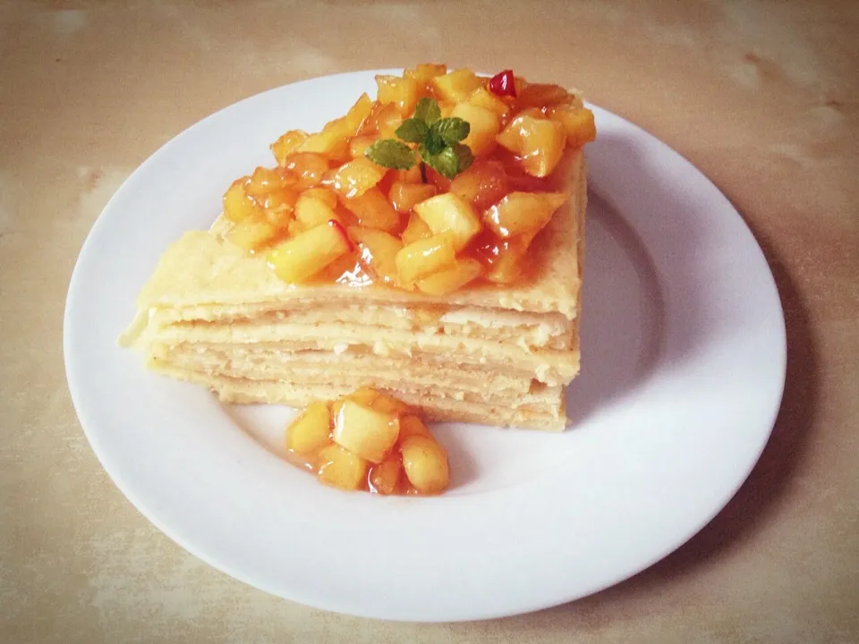 Caramel apple pancake|abuliaさん