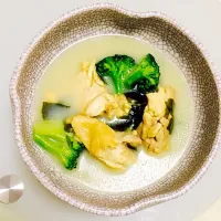 鳥モモの豆乳野菜スープ〜生姜風味♩|keijiさん