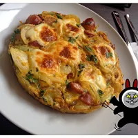 Snapdishの料理写真:FENNEL SAUSAGE FRITTATA|Rochelleさん