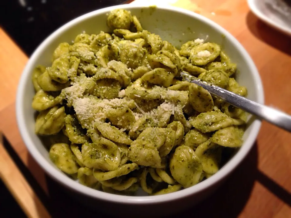 Orecchiette al pesto👍|Sara Derudiさん