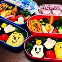 Snapdishの料理写真:小中学校臨時お弁当最終|Iizuka Atsushiさん