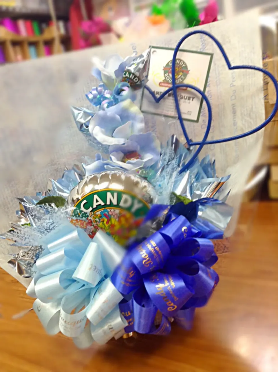 Snapdishの料理写真:BLuE LoVe BucKeT @ The CaNdy BoUqueT...|GeMzKiTchさん