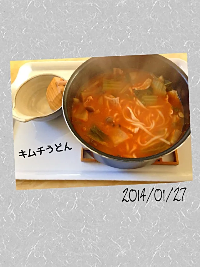 Snapdishの料理写真:きむちうどん|ぷわこさん