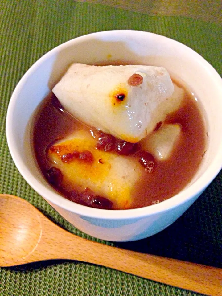 sweet red‐bean soup w/rice cake🍵お汁粉|🌈Ami🍻さん