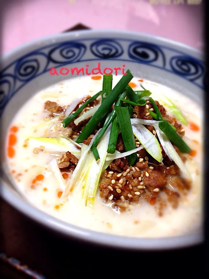 Snapdishの料理写真:tomoccoさんの担々うどん。|Norikoさん