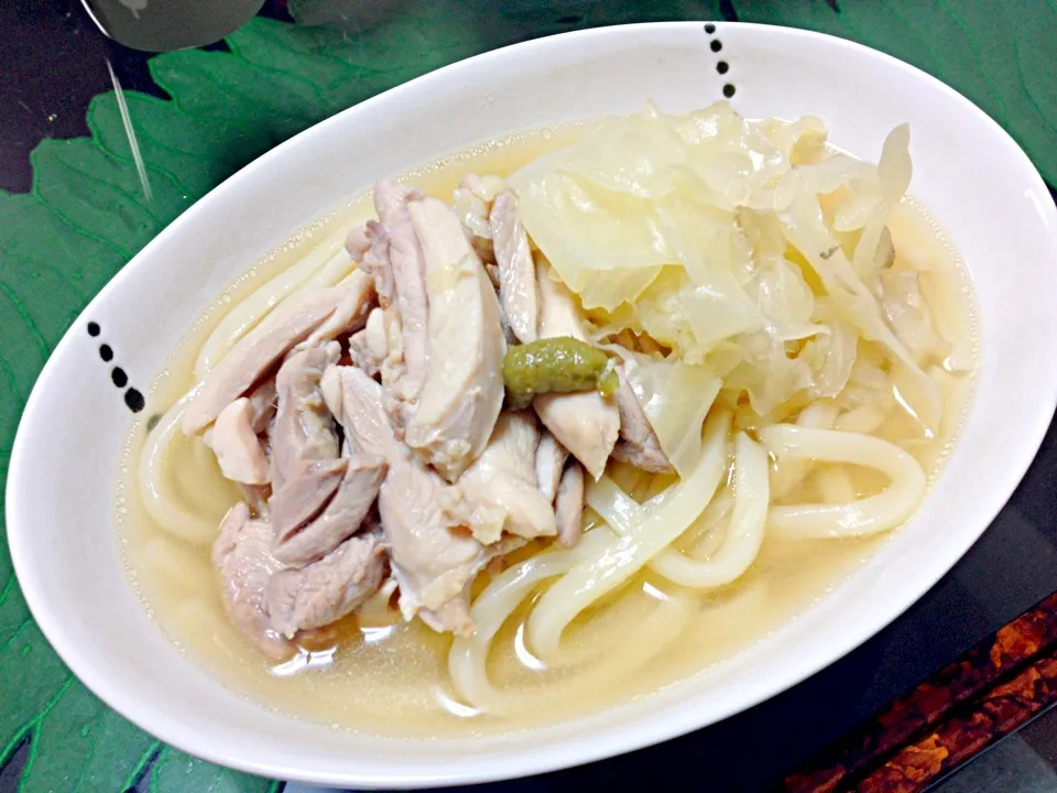 鶏とキャベツの煮込みうどん|みやさん