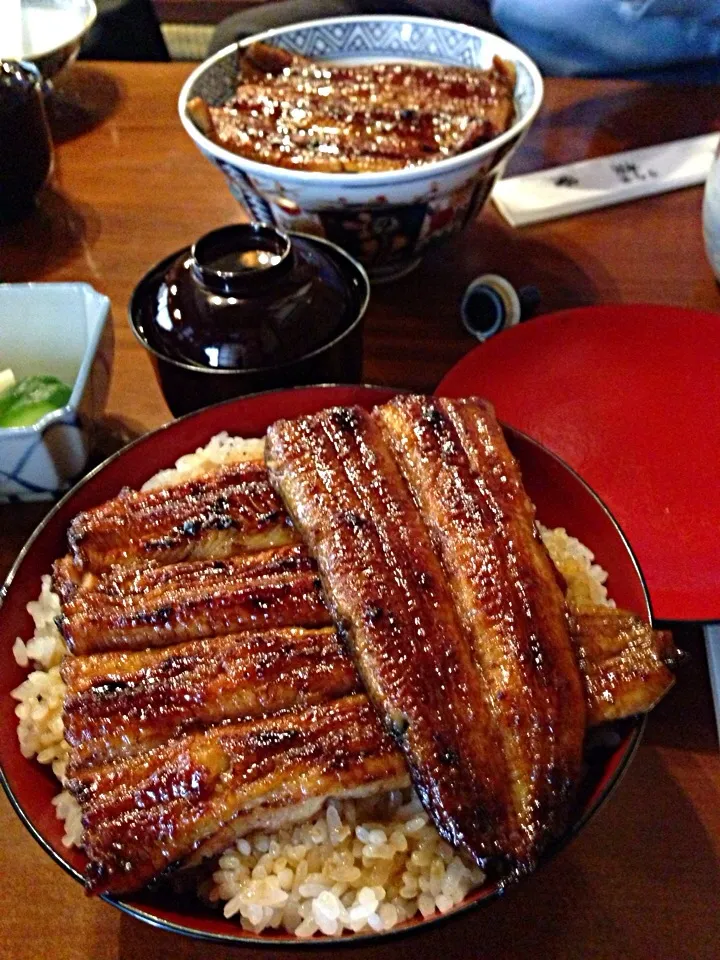 三島「桜家」のうな丼(3枚載せ)|muchoさん