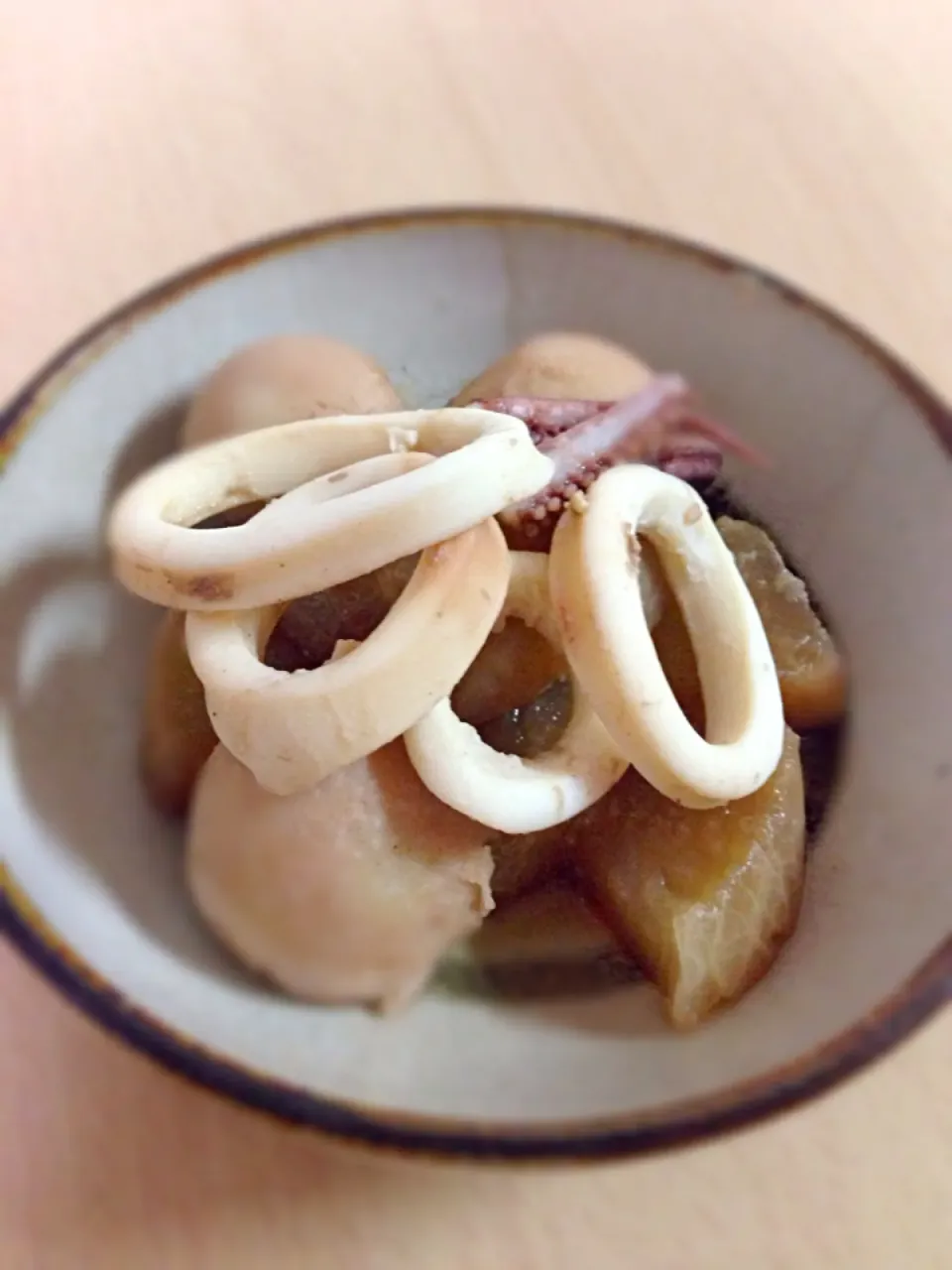 イカと大根・里芋の煮物|うめこさん