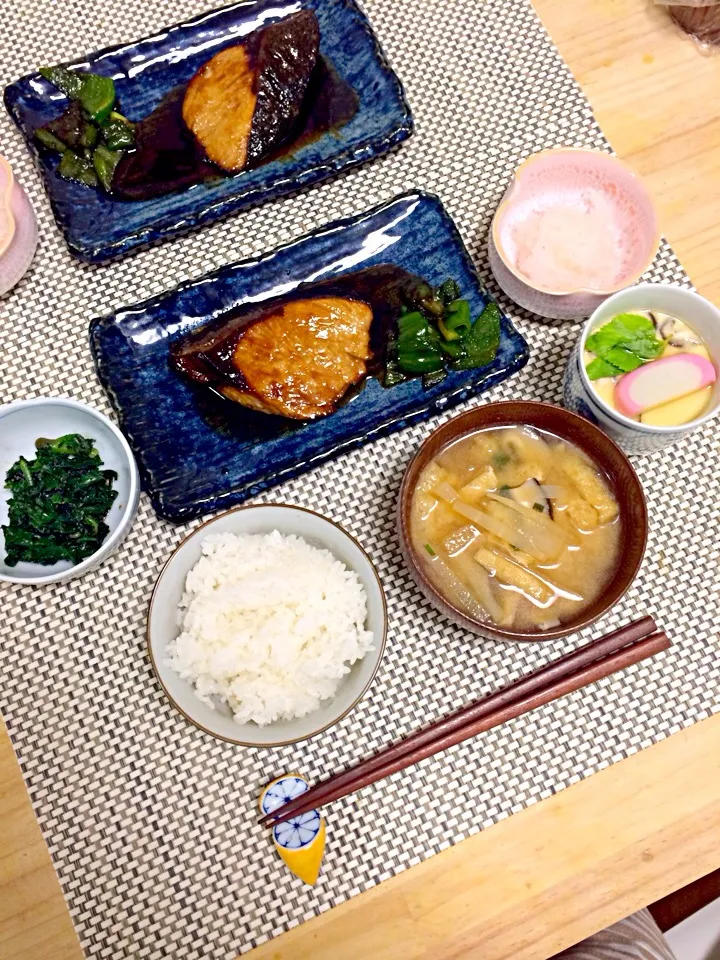 ぶりの照り焼き定食|aikoさん