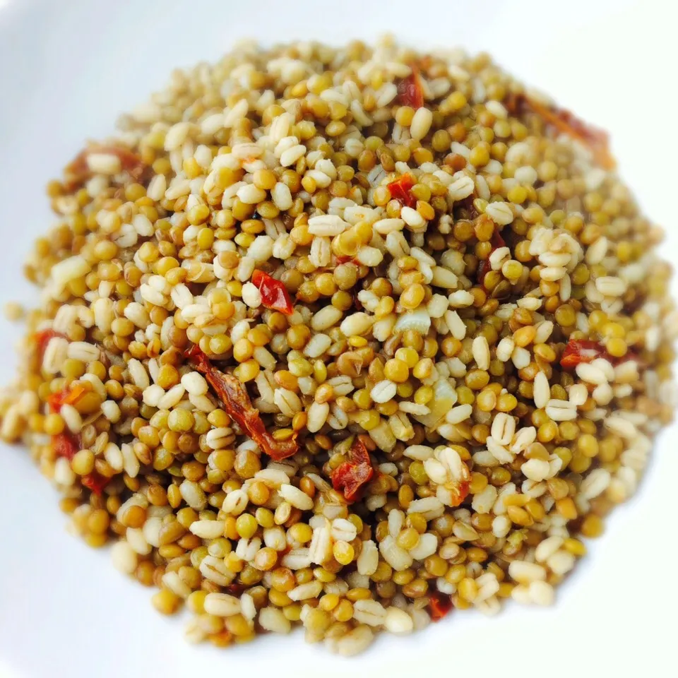 Barley and organic lentils with sundried tomatoes|Stefan Labuschagneさん