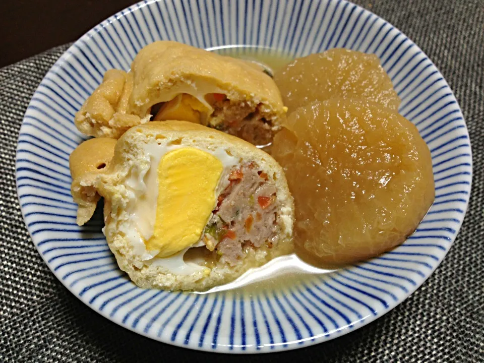 卵と豚つくねの袋煮|恭子さん