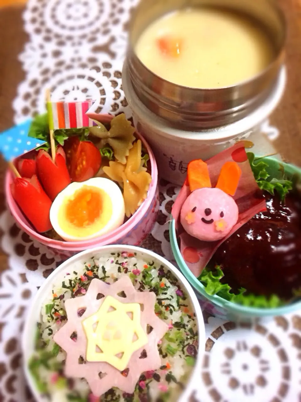 ゆっぴーઈ(◕ั◡◕ั)*ﾟ*♡のお弁当|kumiさん