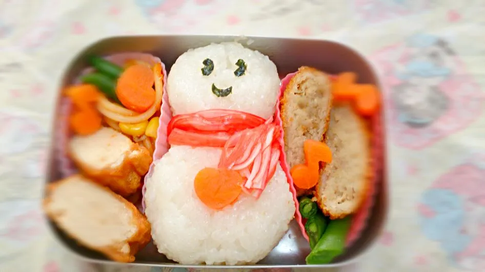 雪だるま弁当|おーちゃんさん