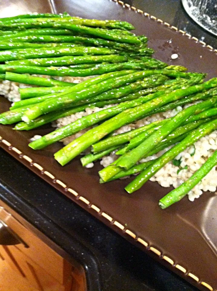 Barley and Roast Asparagus Salad|K Goodnessさん