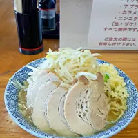 Snapdishの料理写真:豚王　豚増し　ヤサイニンニク|のりさん