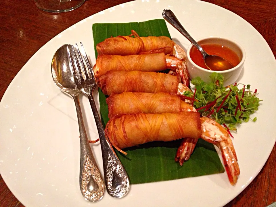 Prawn springrolls|Obeoom Jumsai Na Ayudhyaさん