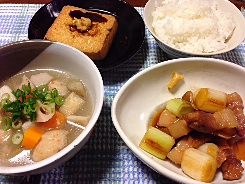 豚のやわらか煮 のっぺい汁|愛ペガさん