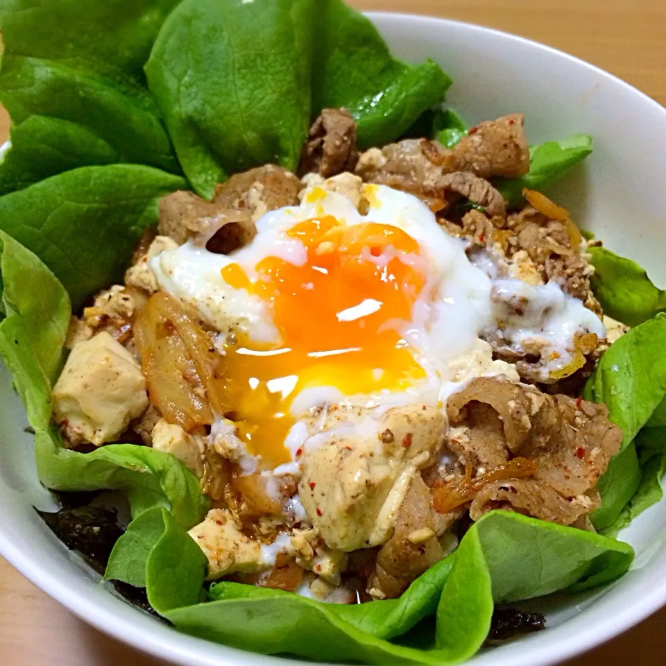 豚バラキムチ丼|bacoさん